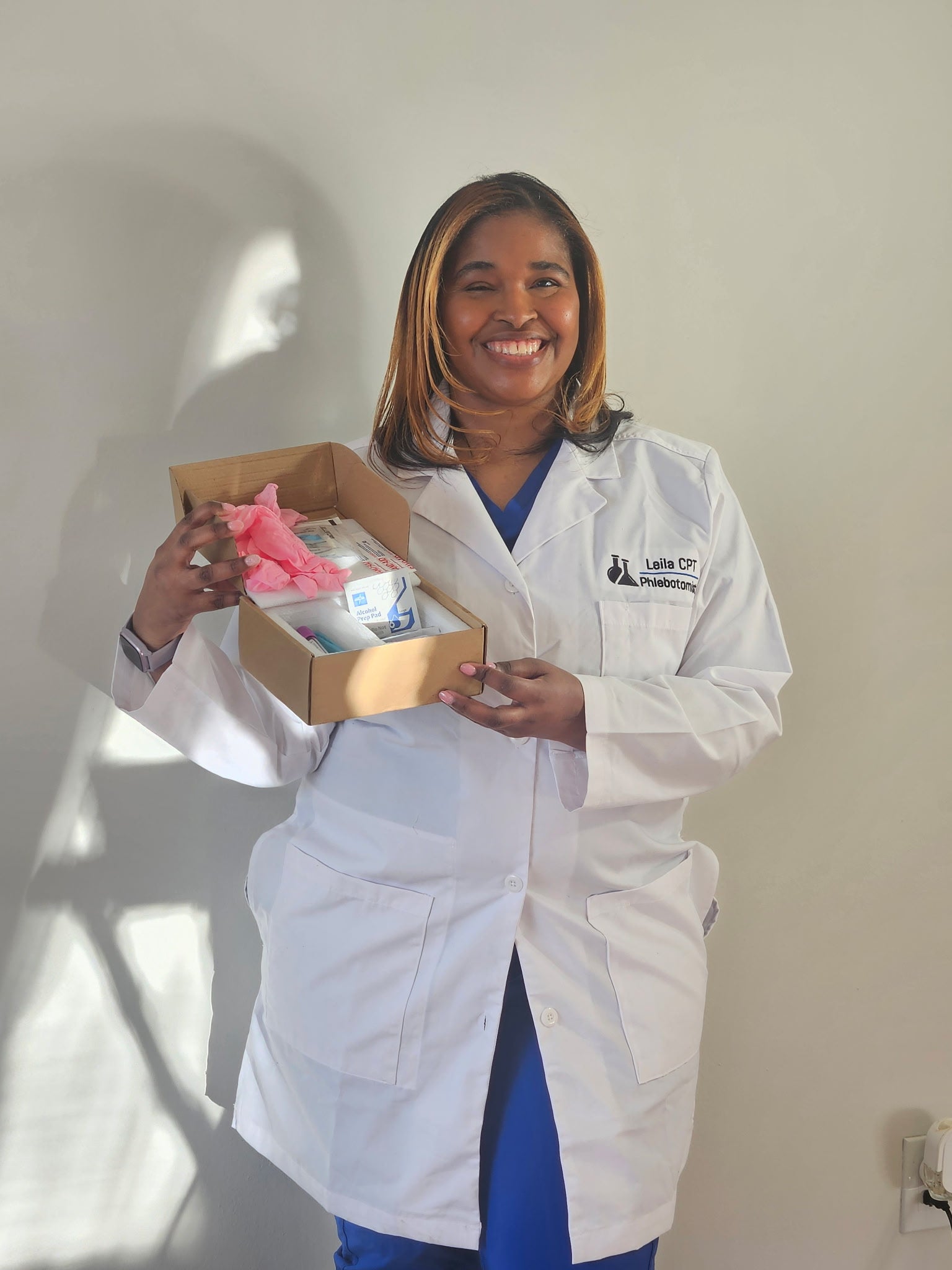 Leila Daniels, certified phlebotomy technician